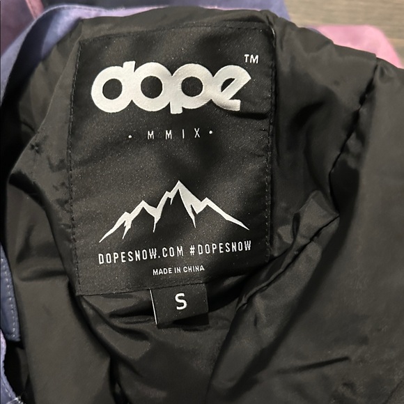 DOPE Black and Purple snowboard pants - Picture 4 of 7